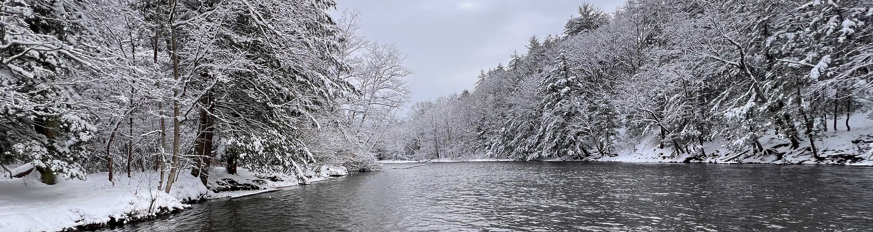 photo of Salmon River in the winter
