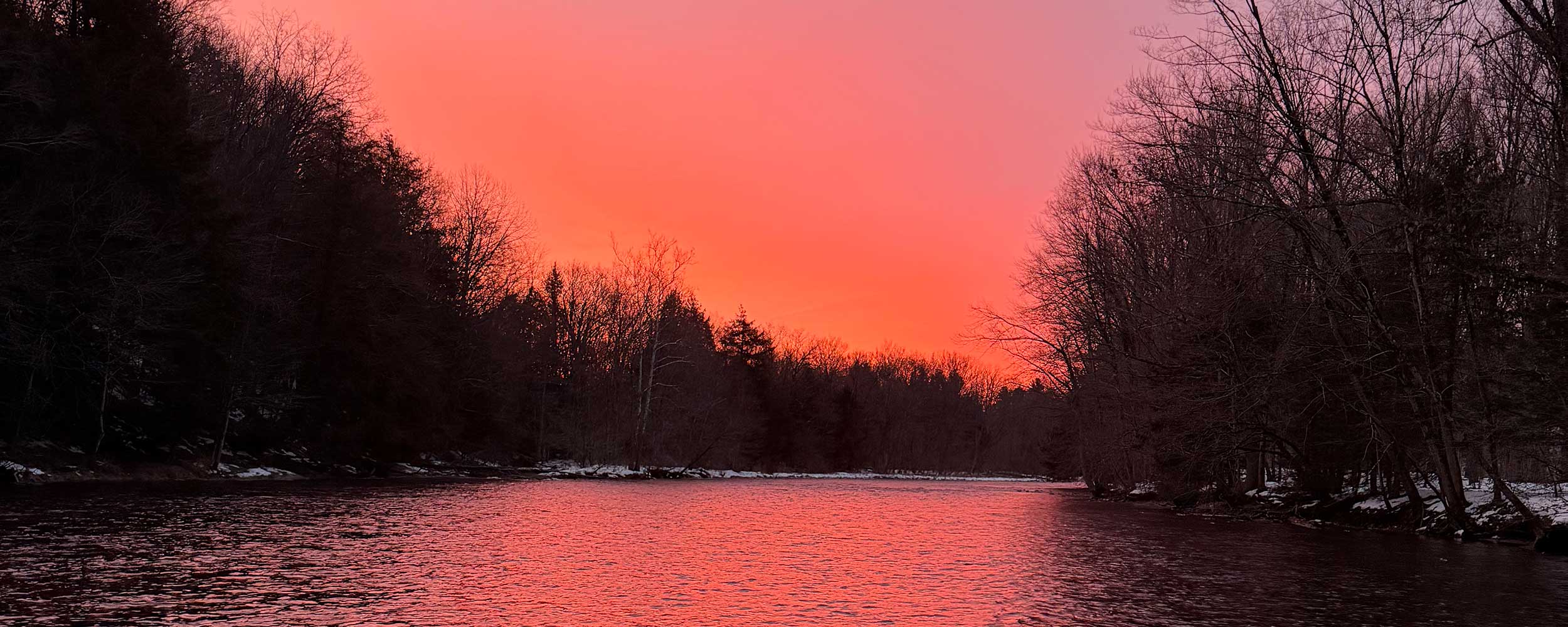photo of Salmon River in the winter